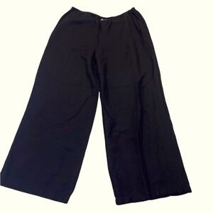 Flax Linen Pants with Elastic Waist